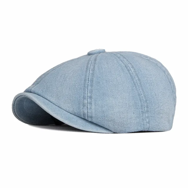Hot Sale LDSLYJR Vier seizoenen katoenen effen kleur krantenjongenspetten platte pet met klep mannen en vrouwen schilder baret hoeden 46_voghion.com