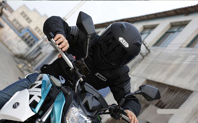 Electric Motorcycle Full Helmet Style Cool Summer Rider Scooter With Bluetooth Horns_voghion.com