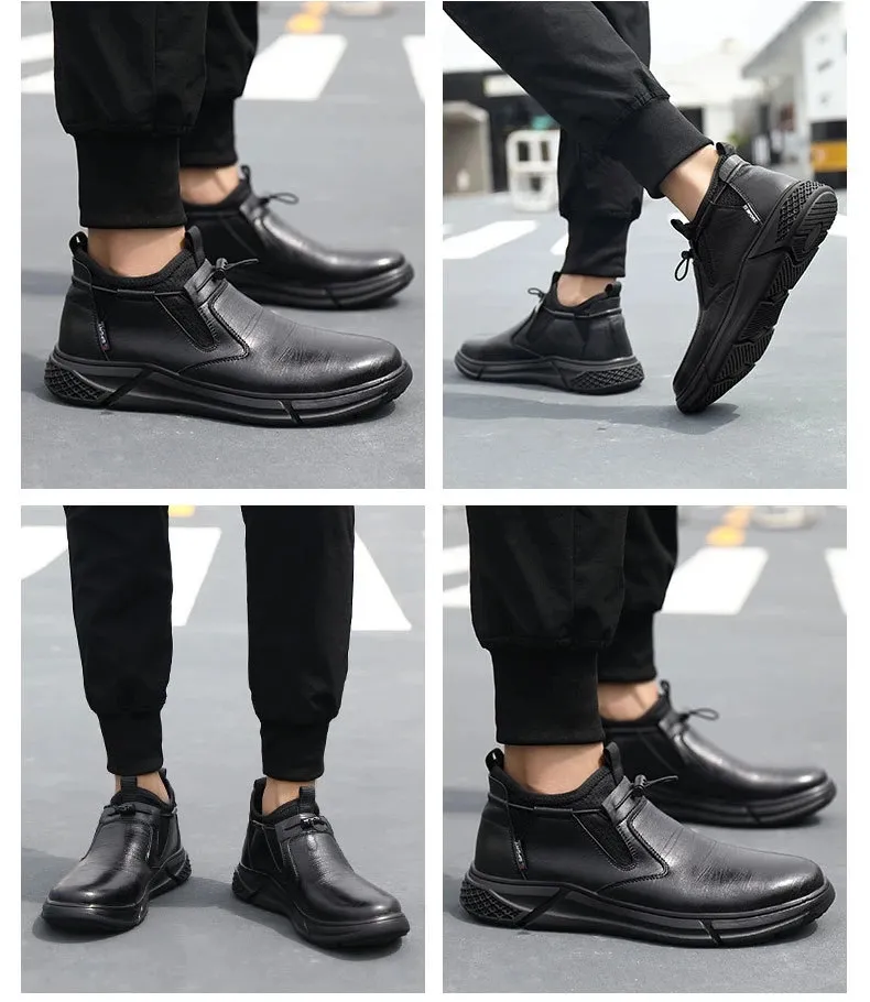 Safety Shoes For Men Steel Toe Cap Puncture Proof Work Boots_voghion.com
