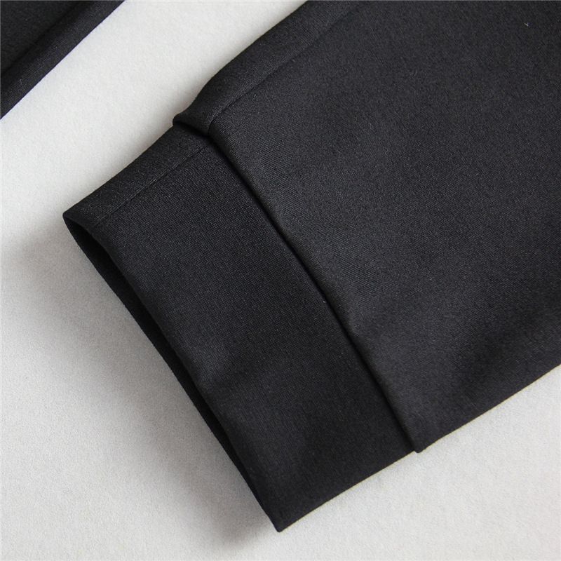Selbstklebender Reißverschluss Herren Slim-Fit Hose Tapered Pants Sportliche elastische Taille Stretch Freizeithose_voghion.com
