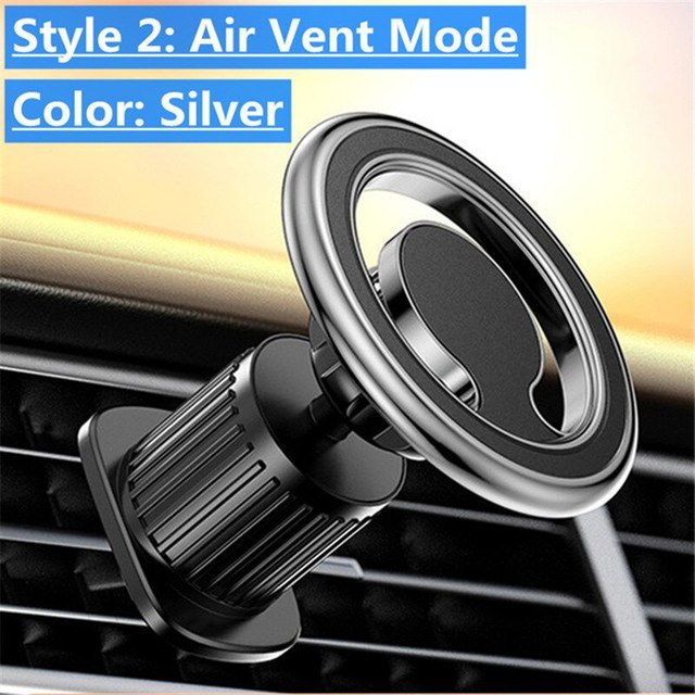 Magnetic Car Phone Holder Stand Magnet Car Mount Support GPS Mobile Bracket in Car For Macsafe iPhone 14 13 12 11 Samsung Xiaomi_voghion.com