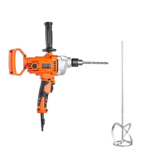 Electric Drill Mixer For Cement And Paint Blending With D-handle_voghion.com