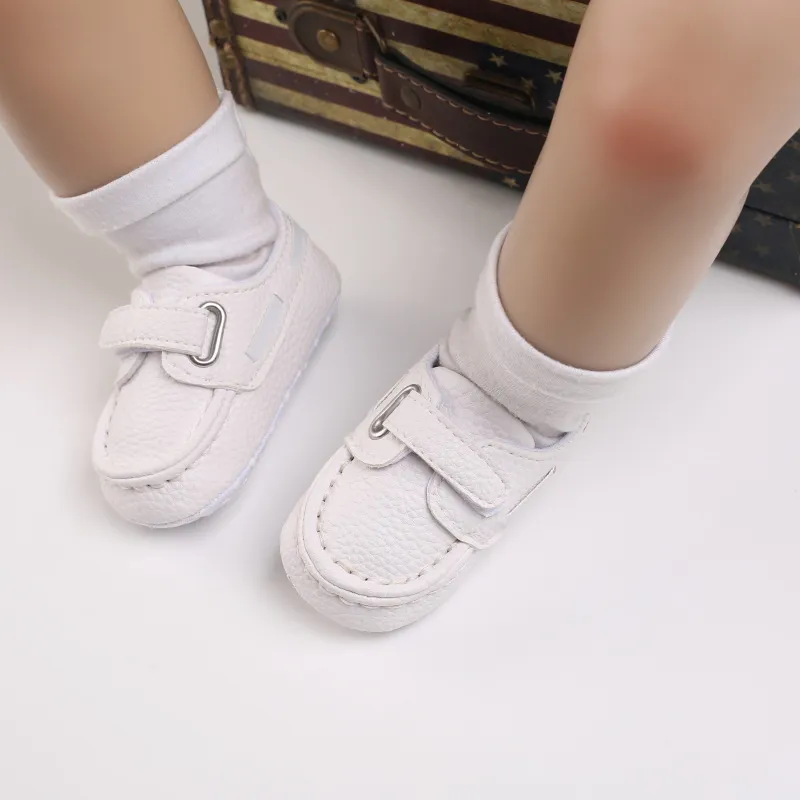 Little Kid Cuir Bébé Antidérapant Fond Souple Bébé Unisexe Décontracté Littlesprouts Nouveau-Né Tout-Petit Premiers Marcheurs Berceau_voghion.com