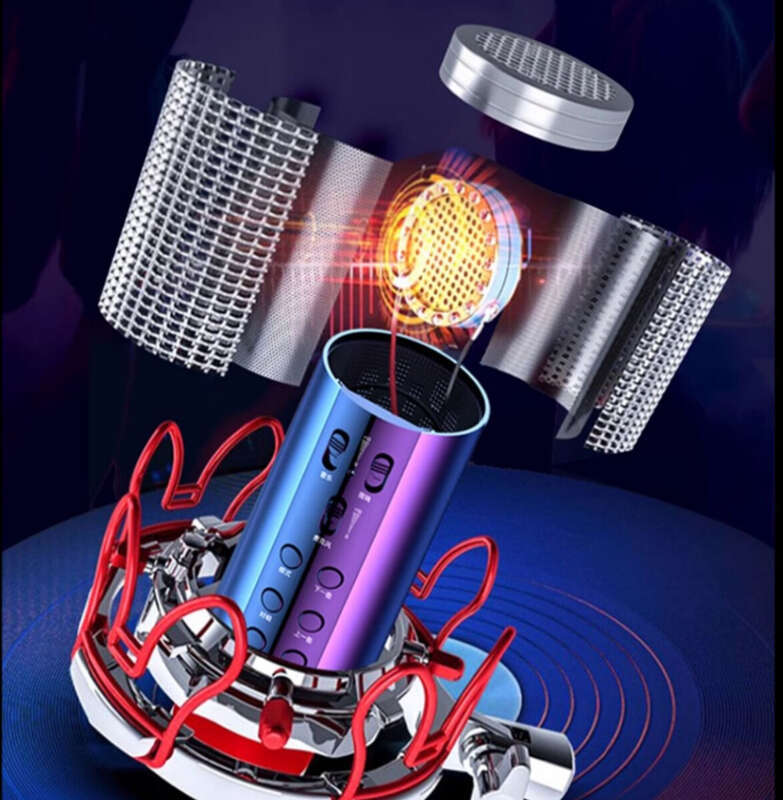 Brezžični Bluetooth mikrofon, avdio integriran mikrofon, mobilni telefon, posebna pesem K, otroško nacionalno petje, domače karaoke_voghion.com