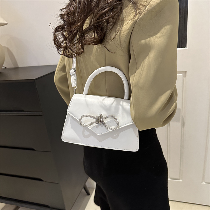 Elegante borsa a tracolla da donna con fiocco - versatile handbag_voghion.com