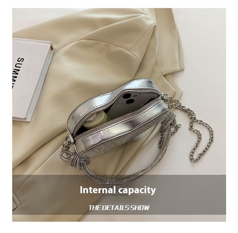 Andralyn Modische Love Modische, vielseitige Umhängetasche 2024 Neue Taschen Bankett Diamond Unterarmtasche für Damen_voghion.com