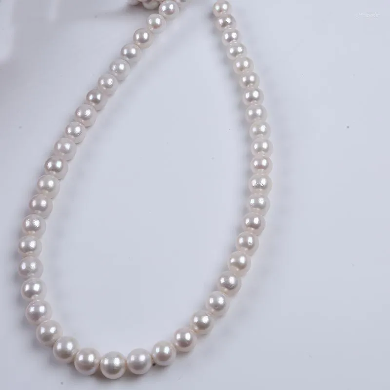 Chains 9-10mm Different Colors Edison Round Shape Freshwater Pearls Strand Wholesale_voghion.com