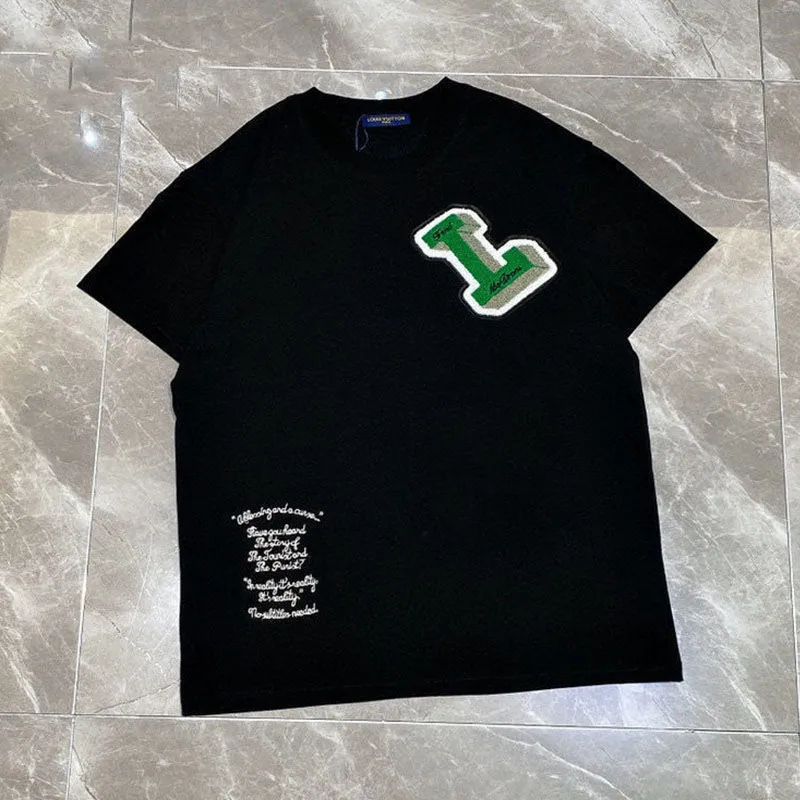 mens t shirts Europe France designer letter Graphic printing Fashion Mens Leave Me Alone Short Sleeve Tshirt Women 1v_voghion.com