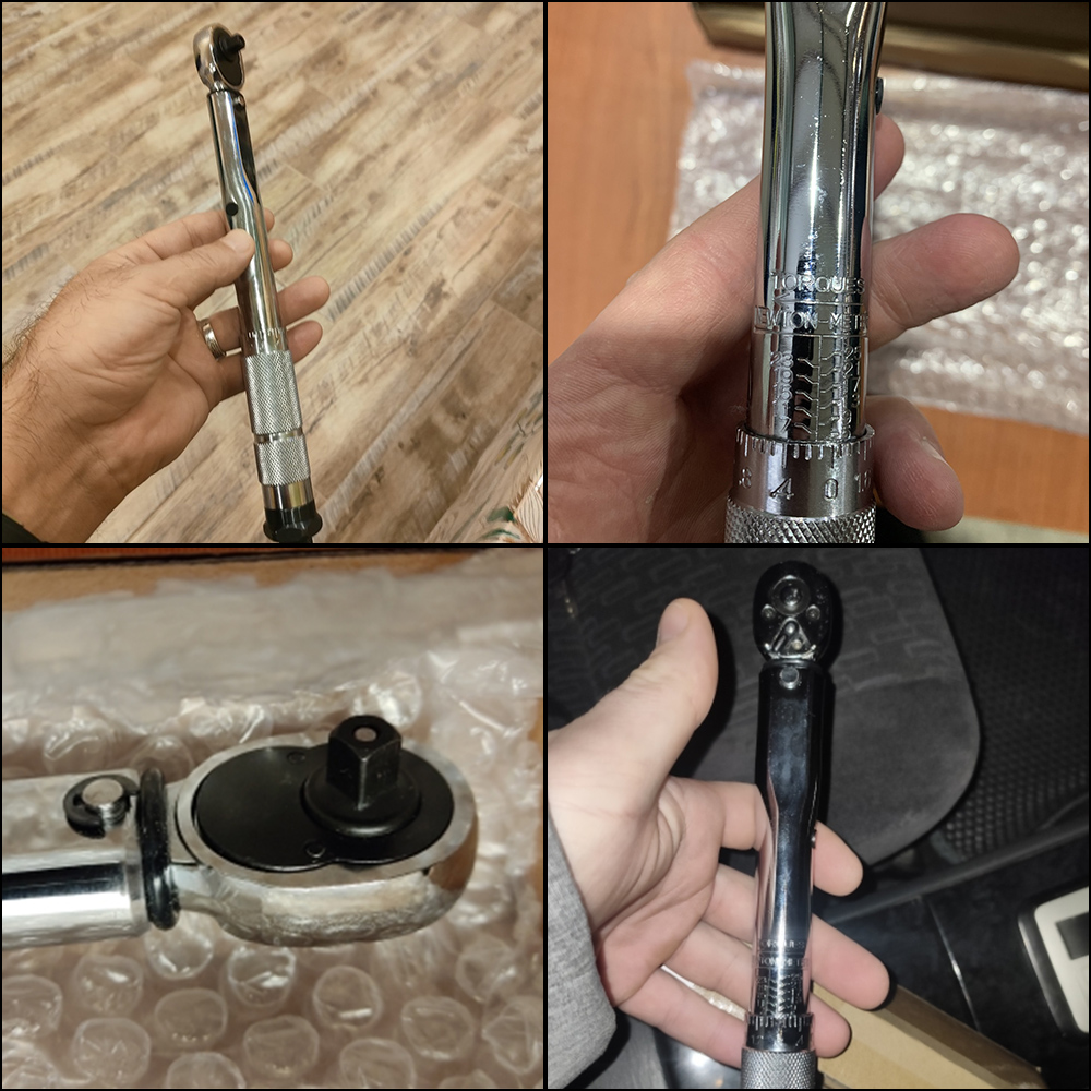 Professional Adjustable Torque Wrench 1/4 Inch Drive Spanner_voghion.com
