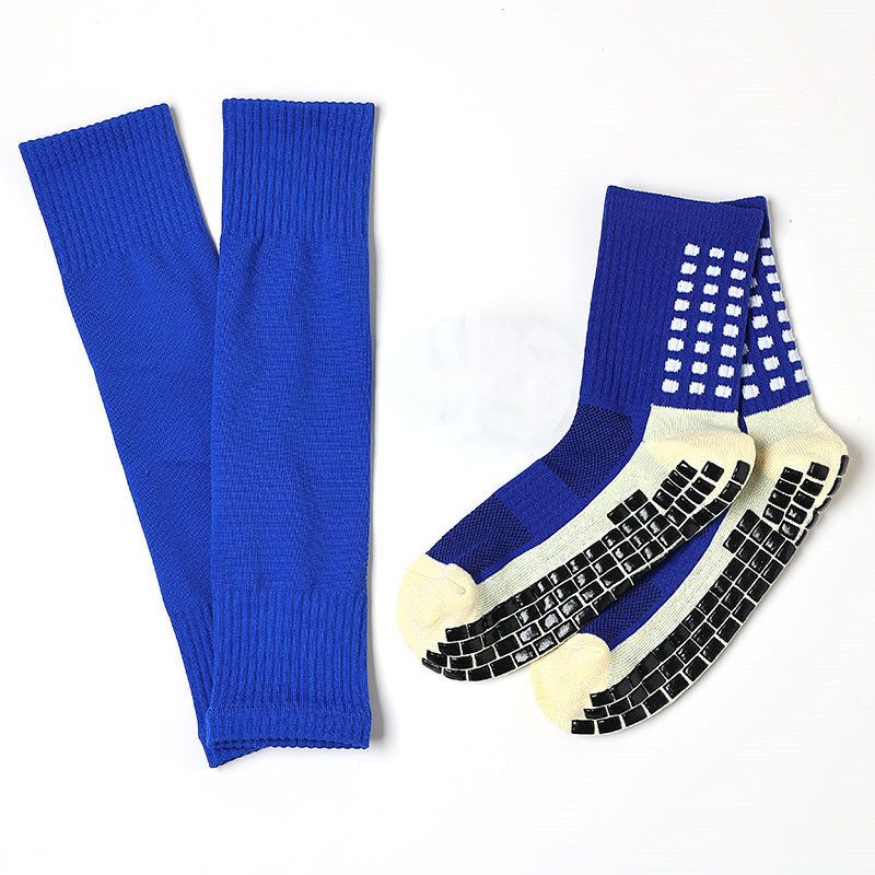 Unisex Football ispessito tubo centrale antiscivolo adesivo protezione gamba calcio grip soc set_voghion.com