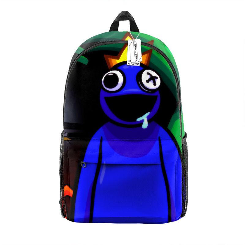 Schulrucksack für Kinder mit Regenbogen-Freunden, verstellbare Träger, bequeme Passform_voghion.com