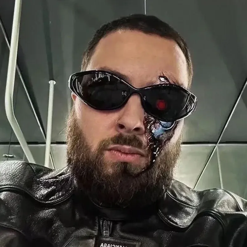 Ochelari de soare Y2K de designer de brand Sport ochelari de soare pentru femei pentru bărbați Vintage Punk ochelari de soare Future Riding Steampunk ochelari_voghion.com