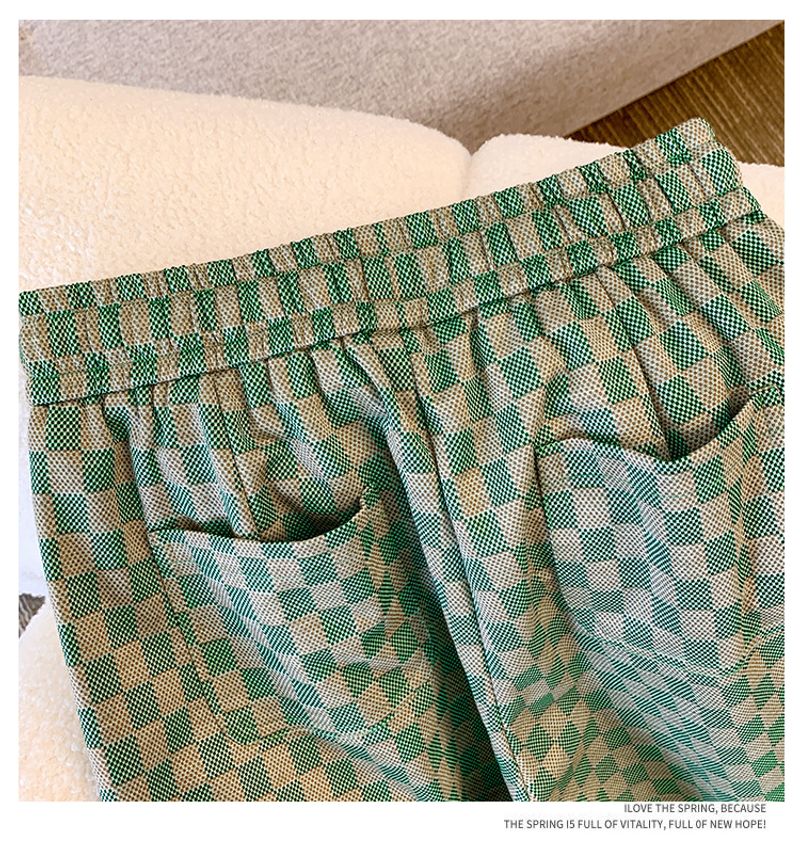 Women's Clothing Knitted new style women's autumn temperament casual fashion wide leg pants two piece suit lapel long_voghion.com