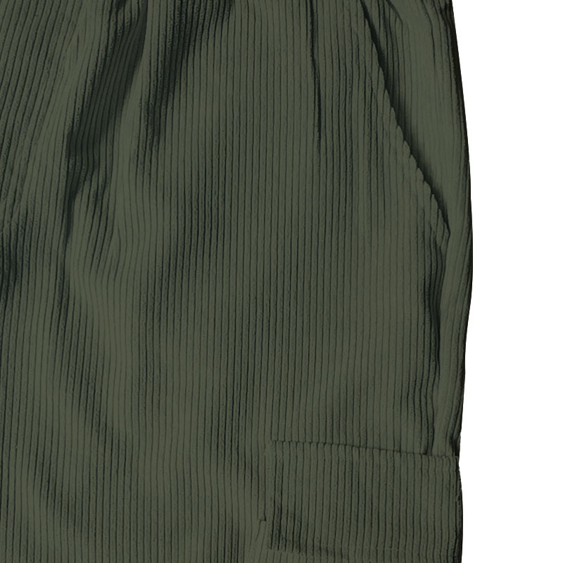 Independent Station American Corduroy Casual Pants Men's 2024 Spring Retro Loose Tooling Pockets Straight Pants Trousers_voghion.com