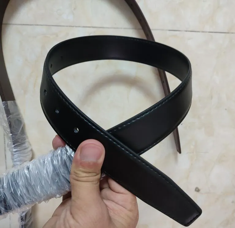 Smooth ather designer belts for Gold Sier Black alphanumeric buck ma chastity top fashion mens accessories_voghion.com