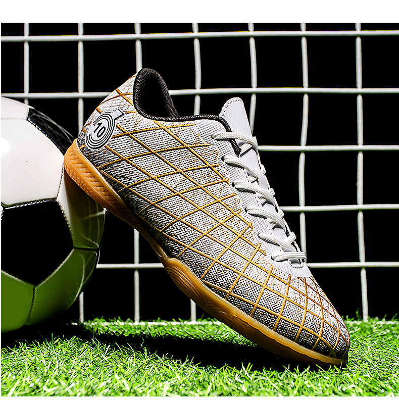 Erkek Futbol Futbol Ayakkabıları Profesyonel Hafif Açık Hava Nefes Alabilir Kaymaz Futsal Kapalı Antrenman Ayakkabıları Unisex Çim_voghion.com