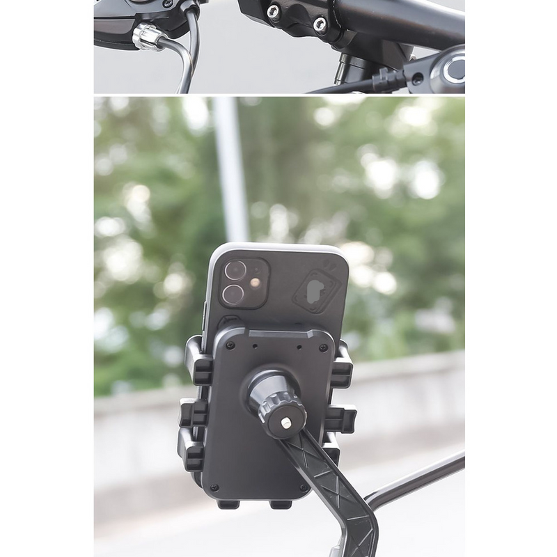 Suport telefon mobil pentru ciclism montan, echipament foto rezistent la șocuri pentru drumuri fixe, suport de navigație pentru biciclete electrice,_voghion.com