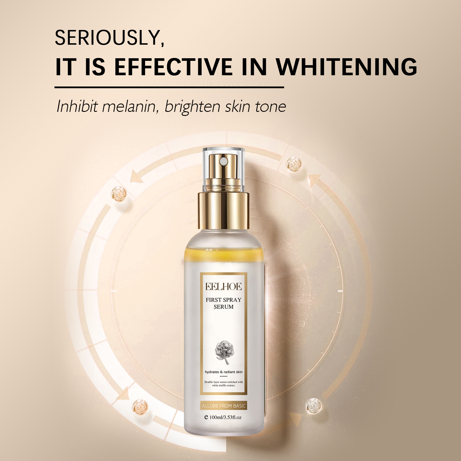 EELHOE White Truffle Moisturizing Spray, Moisturizing And Brightening Whitening Essence Spray_voghion.com