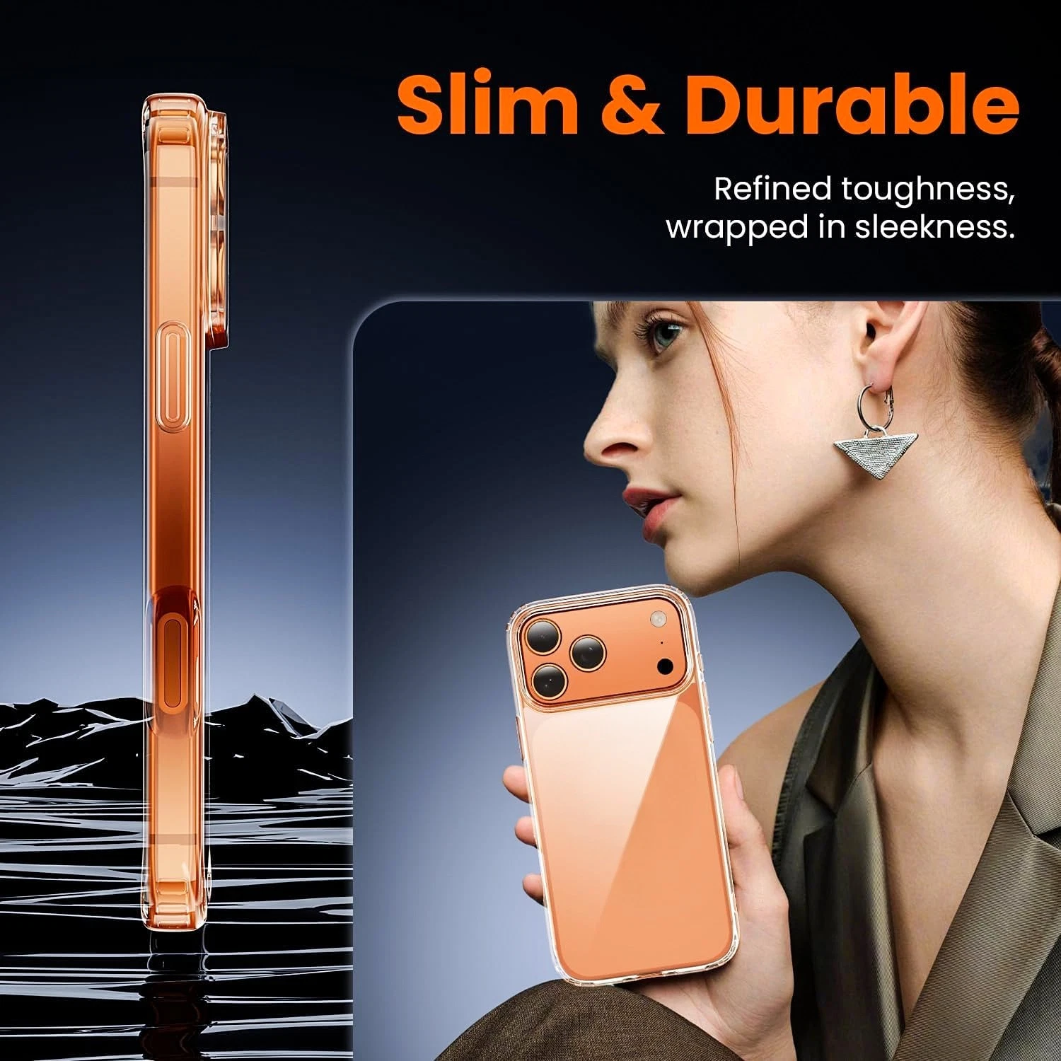 17 Air Phone Case For IPhone Pro Max Shockproof Bumper +Tempered Glass_voghion.com