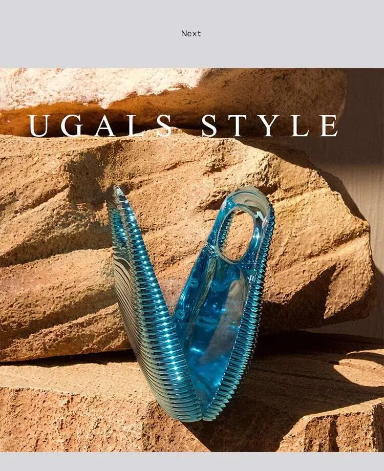 Borsa a tracolla da donna con motivo a onde a righe quadrate, in acrilico, da sera, per feste di nozze_voghion.com