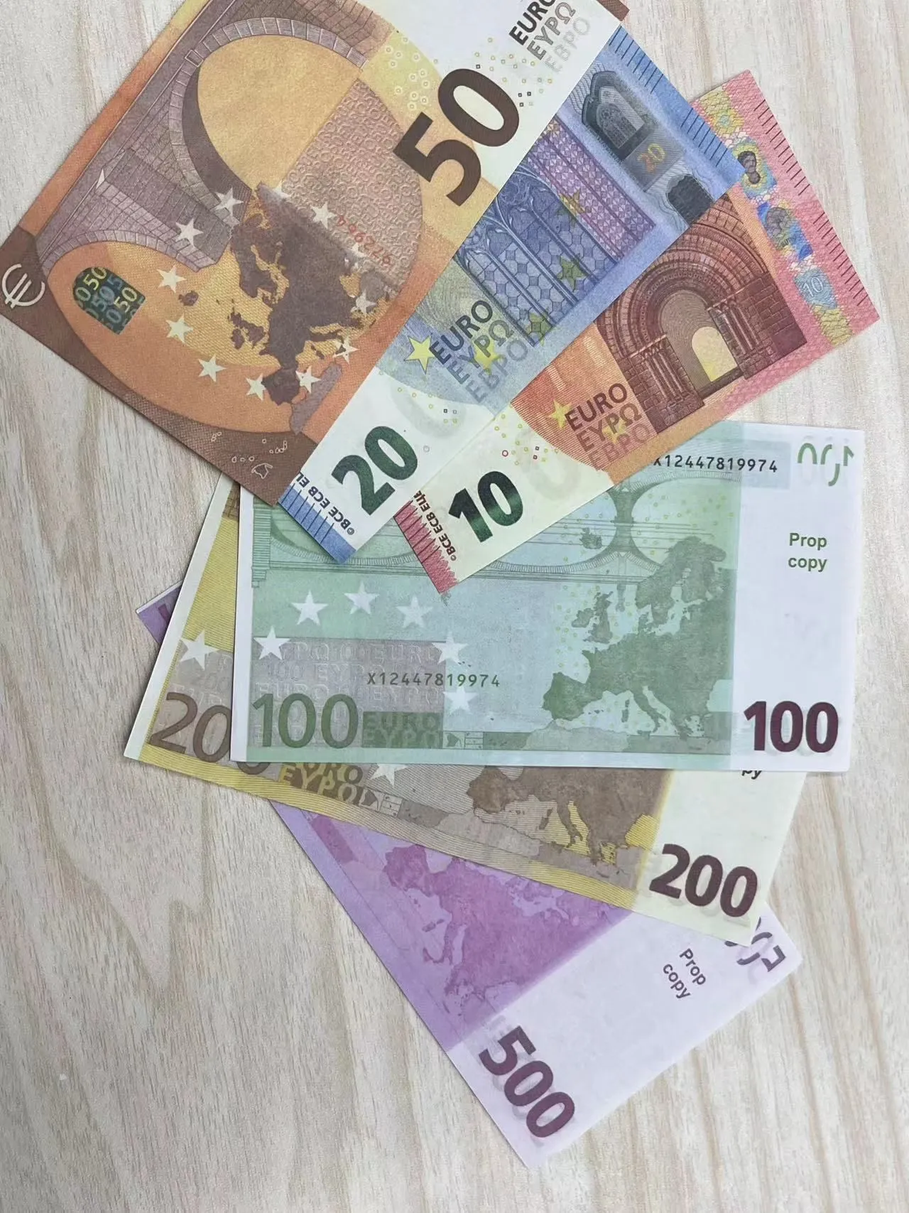 Copy Money Actual 1:2 Size Fa K E Fa U X Billet Banknote 10 20 50 100 200 US Dollar Euros Pound English Banknotes Realistic_voghion.com