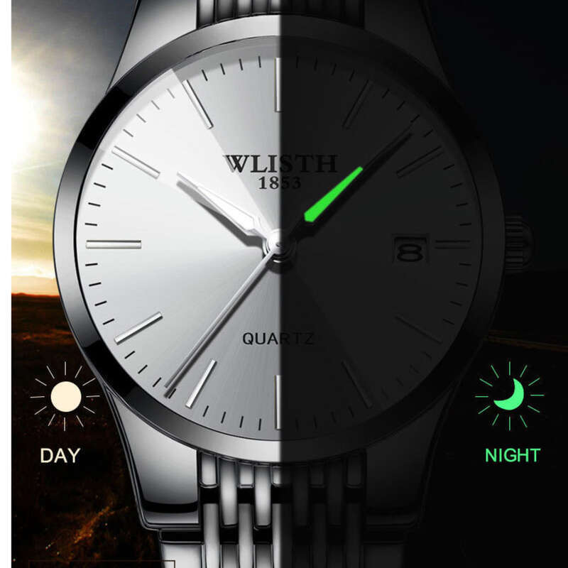 Orologio da uomo alla moda da coppia di marchi svizzeri, sensazione di alta qualità, versione coreana impermeabile_voghion.com