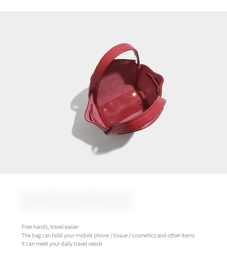 2024 Sommer Neue High-End-Textur Weiches Leder Gemüsekorb Einzigartige Handtasche, Umhängetasche mit einer Schulter_voghion.com