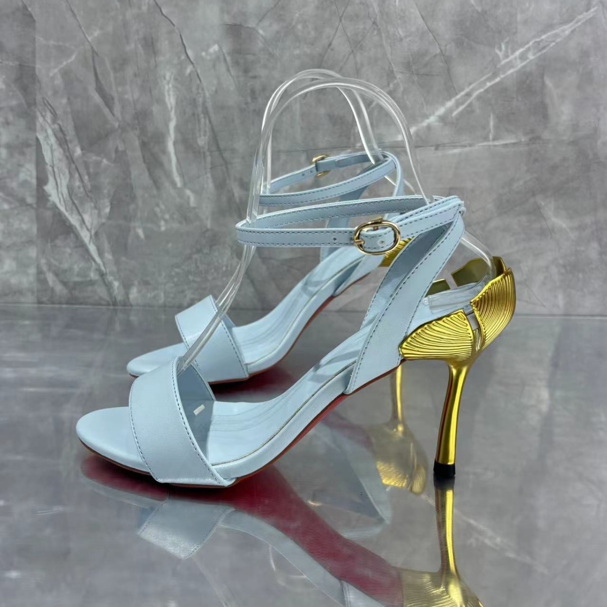 Guangzhou Shoes LTTL High Heels Women's Sandals Metal Heel Pleasing To The Eye