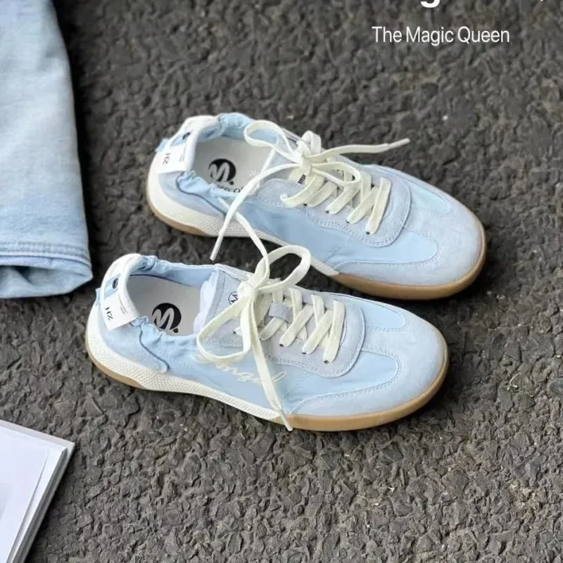 Série de ballet Entraînement allemand Été Petites chaussures blanches à semelle souple respirantes Forrest Gump Femmes Sports Loisirs Toile_voghion.com