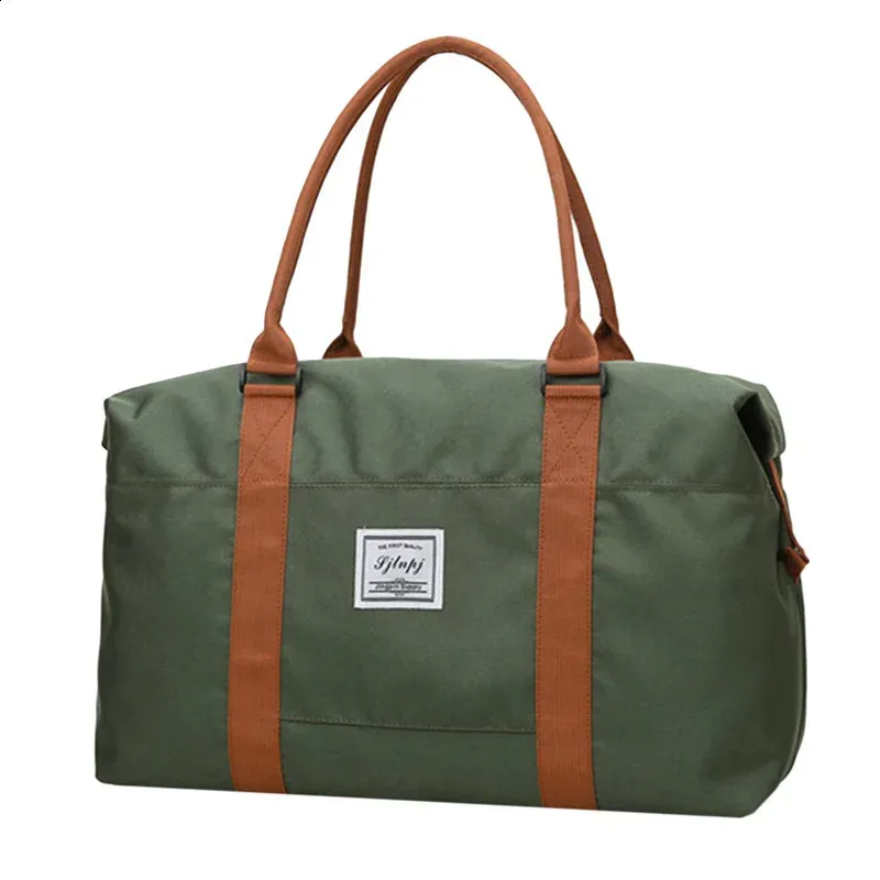 Modische Reisetasche Wasserdichte Wochenendtasche Damen Shoulder Bag_voghion.com
