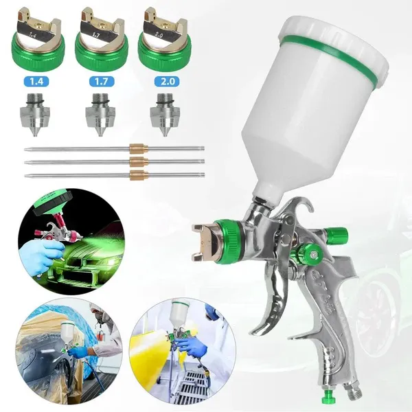 Hvlp spuitpistool voor auto en doe het zelf projecten met manometer_voghion.com