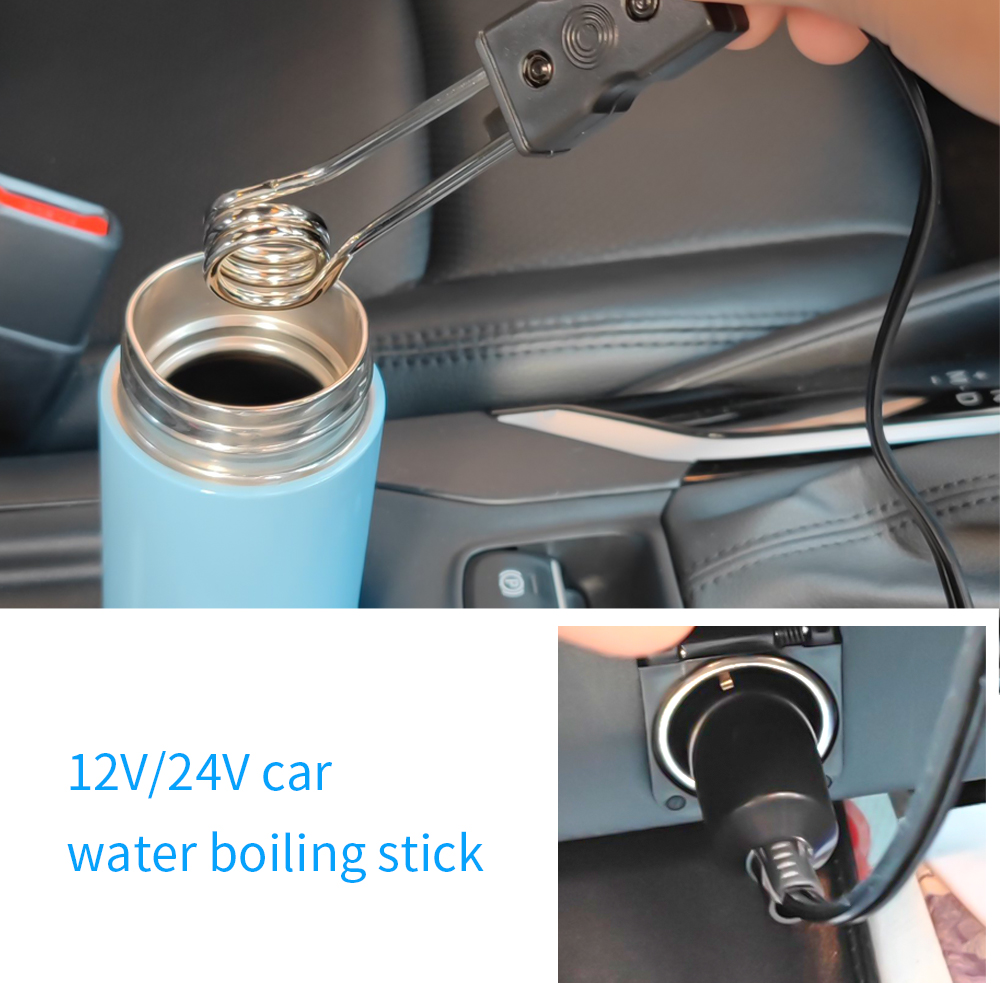 120W mașină electrică încălzitor de apă 12V 24V cazan apă caldă cafea imersiune călătorie instant încălzitoare de apă caldă Stick universal_voghion.com