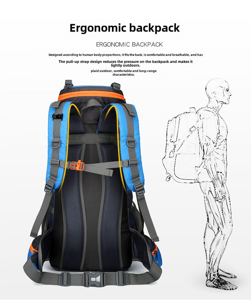 New multi-functional backpack outdoor hiking bag travel large capacity wear-resistant shoulders_voghion.com