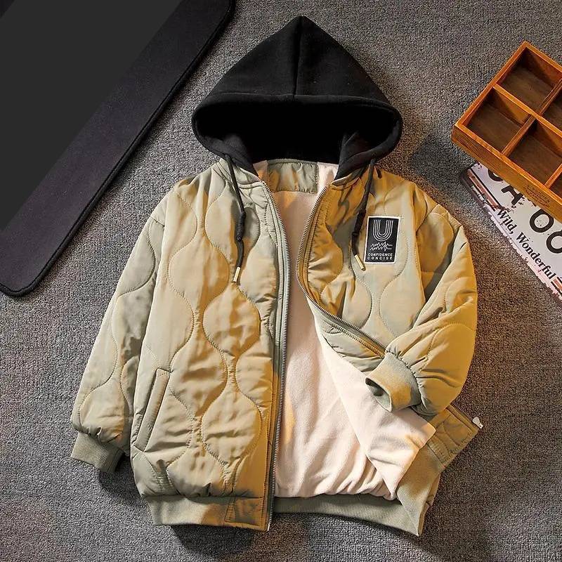 Kid's Clothing Baseball Cotton Jacket Autumn And Winter New Children's Clothing Children's Cotton Coat Baby Winter Clothing Thickened Coat Trendy_voghion.com