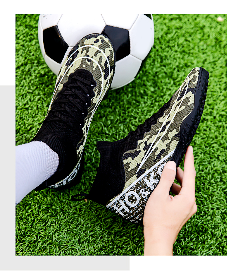 Scarpe da calcio per esterni da uomo nuove Scarpe da allenamento Scarpe da ginnastica ultraleggere con tacchetti da calcio Drop Shipping Light_voghion.com