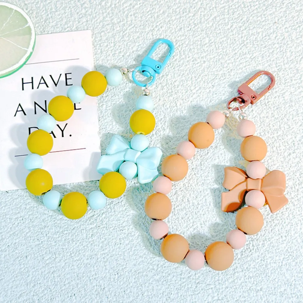 Hot Sale Hanging Cord Strap Handmade Anti-lost Phone Charm Rope Colorful Bowknot Mobile Chain Lanyard Bag_voghion.com