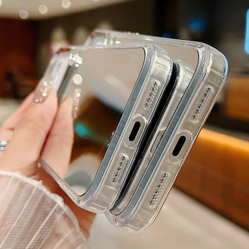 Luxury Mirror Phone Case For Iphone Shockproof Protective Cover_voghion.com