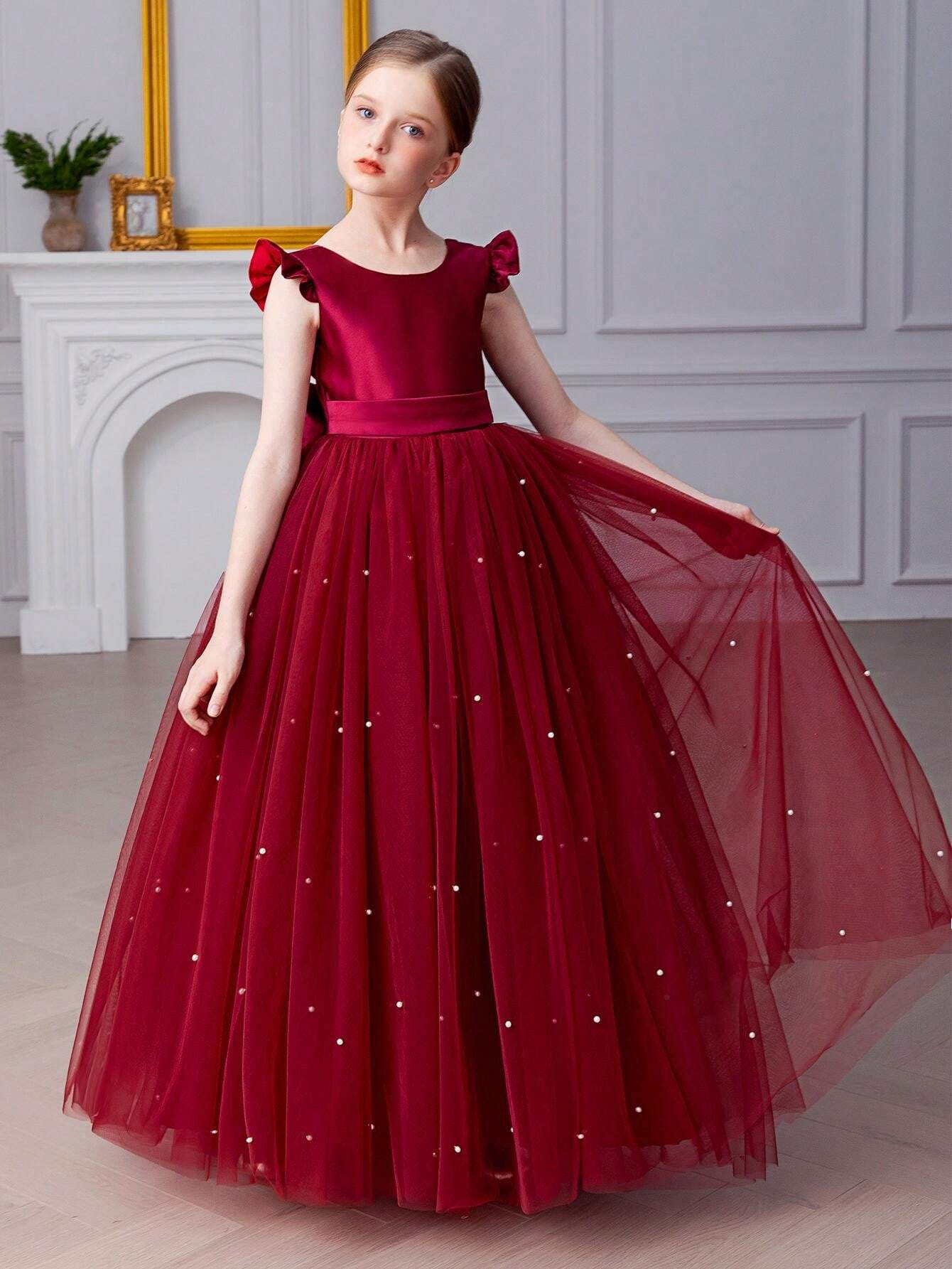 Abito da cerimonia per bambina per matrimoni compleanni e feste_voghion.com