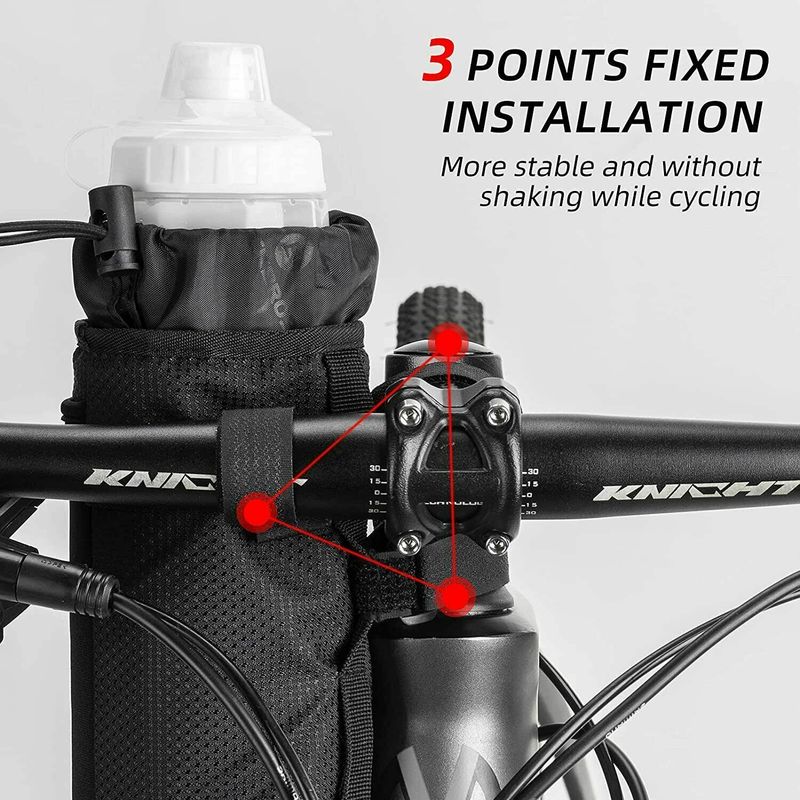 Bicycle Water Cup Holder Kettle Cage Mobile Phone Mount Handlebar Rack Universal Mountain Road Bike 3-in-1 Bike Cup Holder_voghion.com