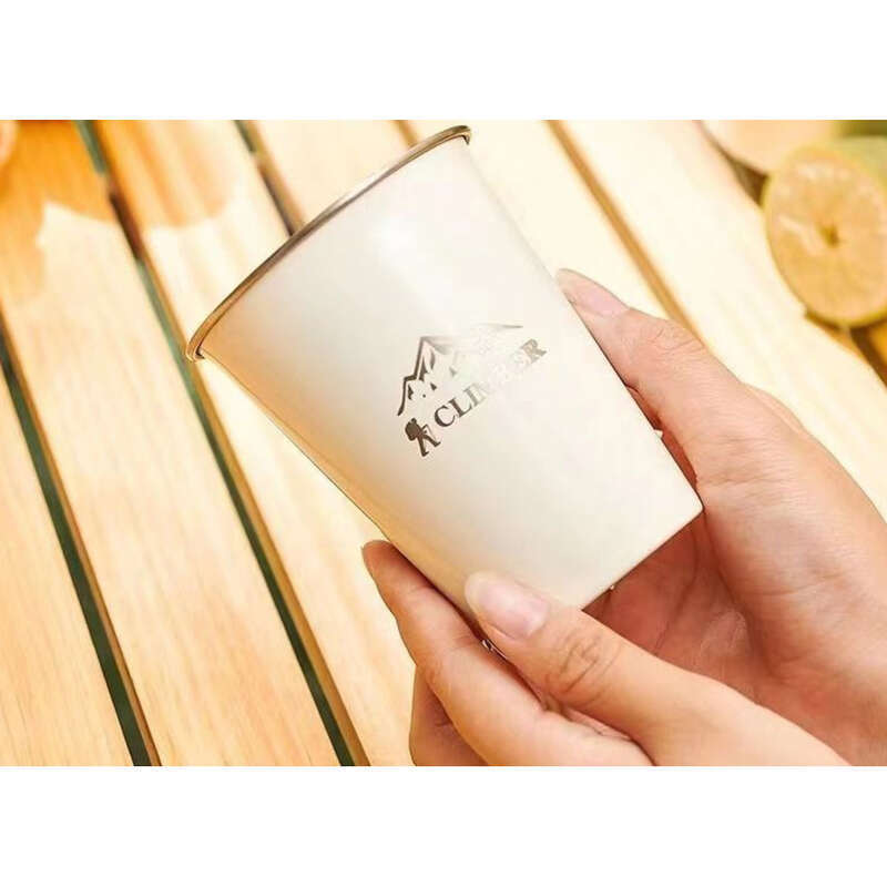 【 8603 People Reviews 】 Outdoor Camping Picnic Portable 304 Stainless Steel Water Cup, New Coffee Juice High Aesthetic_voghion.com