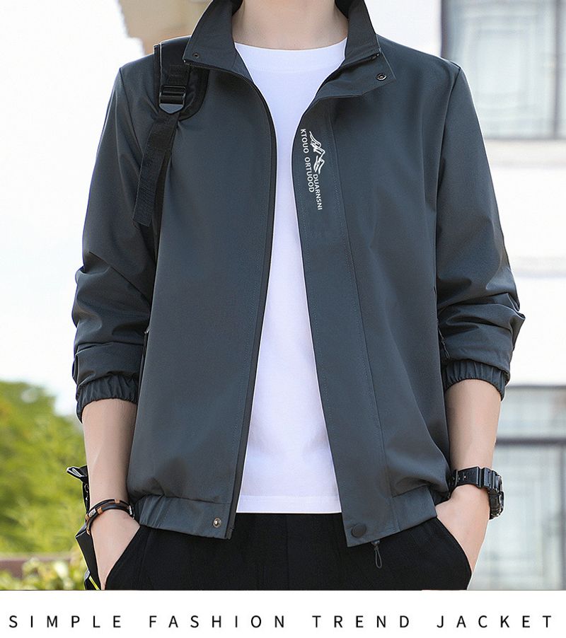 Jacke Mode und Winter locker lässig 2024 neue vielseitige Herrenjacke trendiges Herbstoutfit_voghion.com