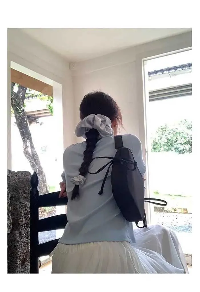 Vintage Women's Shoulder Bag Large Capacity Black Underarm Bag_voghion.com