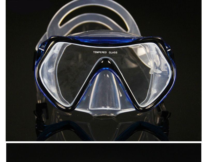 Antibeschlag-Taucherbrille für Erwachsene, komplettes Set mit trockenem Atemschlauch, handelsübliche Schnorchelausrüstung von Sanbo_voghion.com