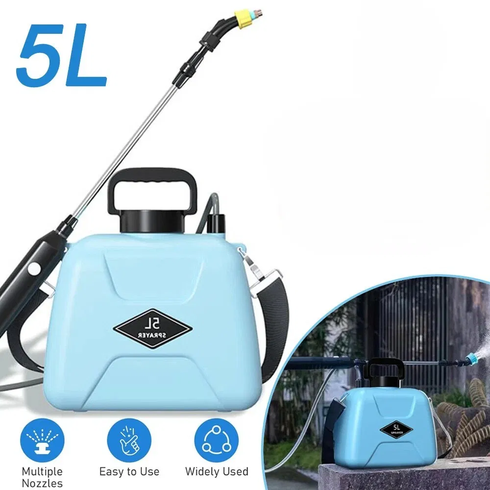 5-Liter-Akku-Drucksprüher für den Garten, wiederaufladbar, Rucksackformat_voghion.com