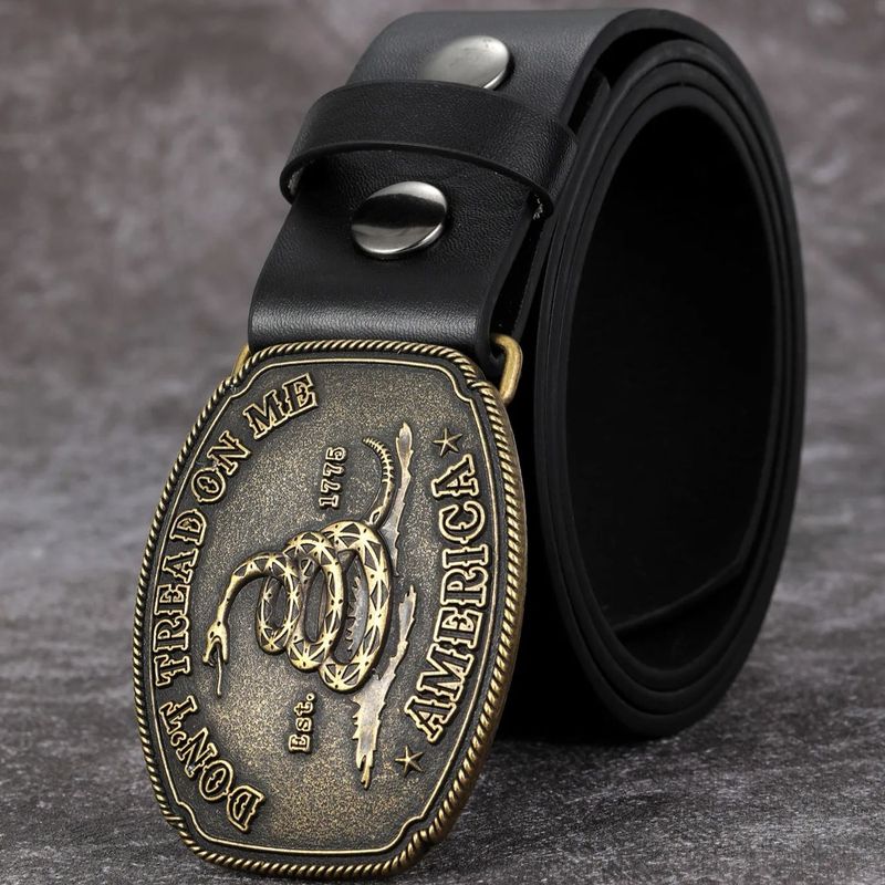 Ceinture en cuir gothique punk Y2k pour hommes et femmes, boucle en métal, sangle de taille, styliste, pantalon en jean, décorative_voghion.com