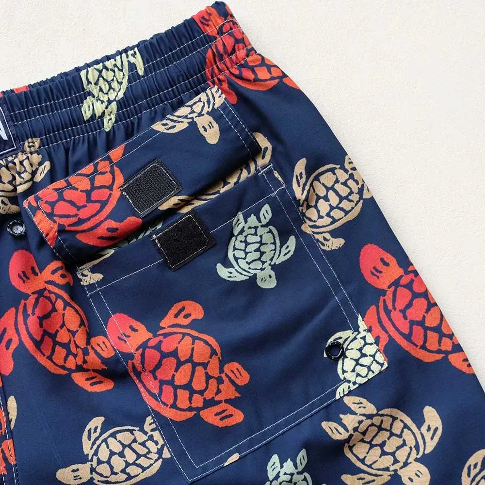 Bermuda d'été pour homme, maillot de bain moulant, ample et à séchage rapide, de marque Sea Turtle, idéal pour la plage, le surf et le sport_voghion.com