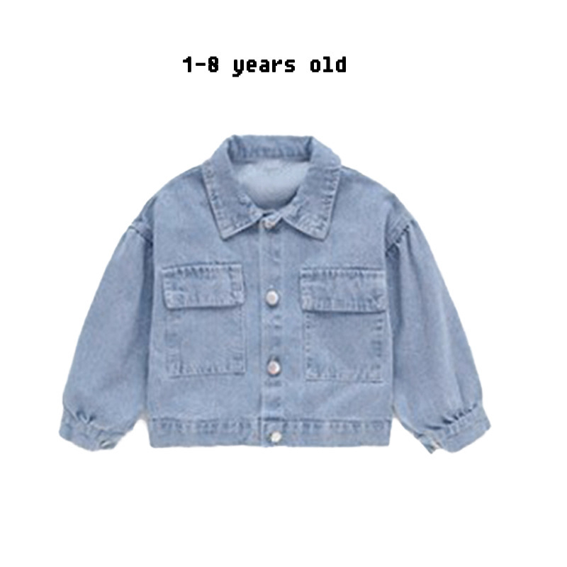 Mutter & Kinder Mädchen denim jacke frühling und herbst neue stil modische kinder frühling kleidung baby mädchen kinder kleidung kinder kleidung_voghion.com