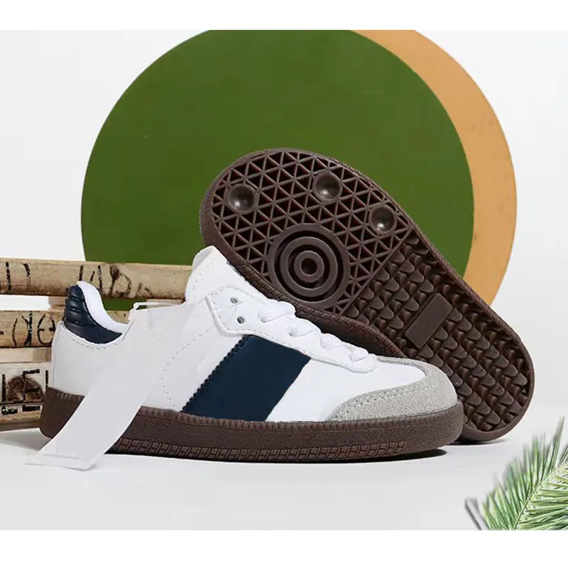 Designer Barnesko Småbarn Sneakers Merke Trenere Baby Gutt Jente Sportssko Barn Ungdom Spedbarn Grønn Blå Svart_voghion.com