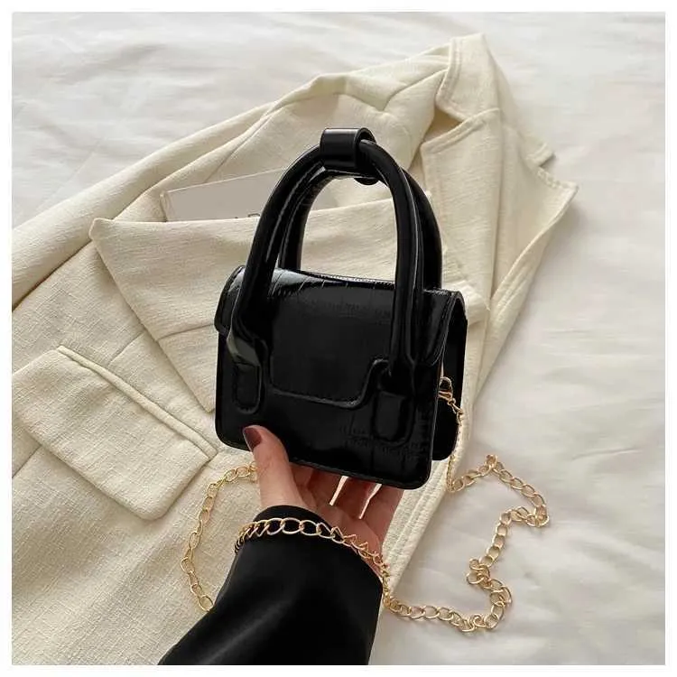 Naiste Mood Mini Crossbody kotid Täiskivist prinditud klapp vabaaja kett-õlakott Naistele Mitmekülgne Square Messenger_voghion.com