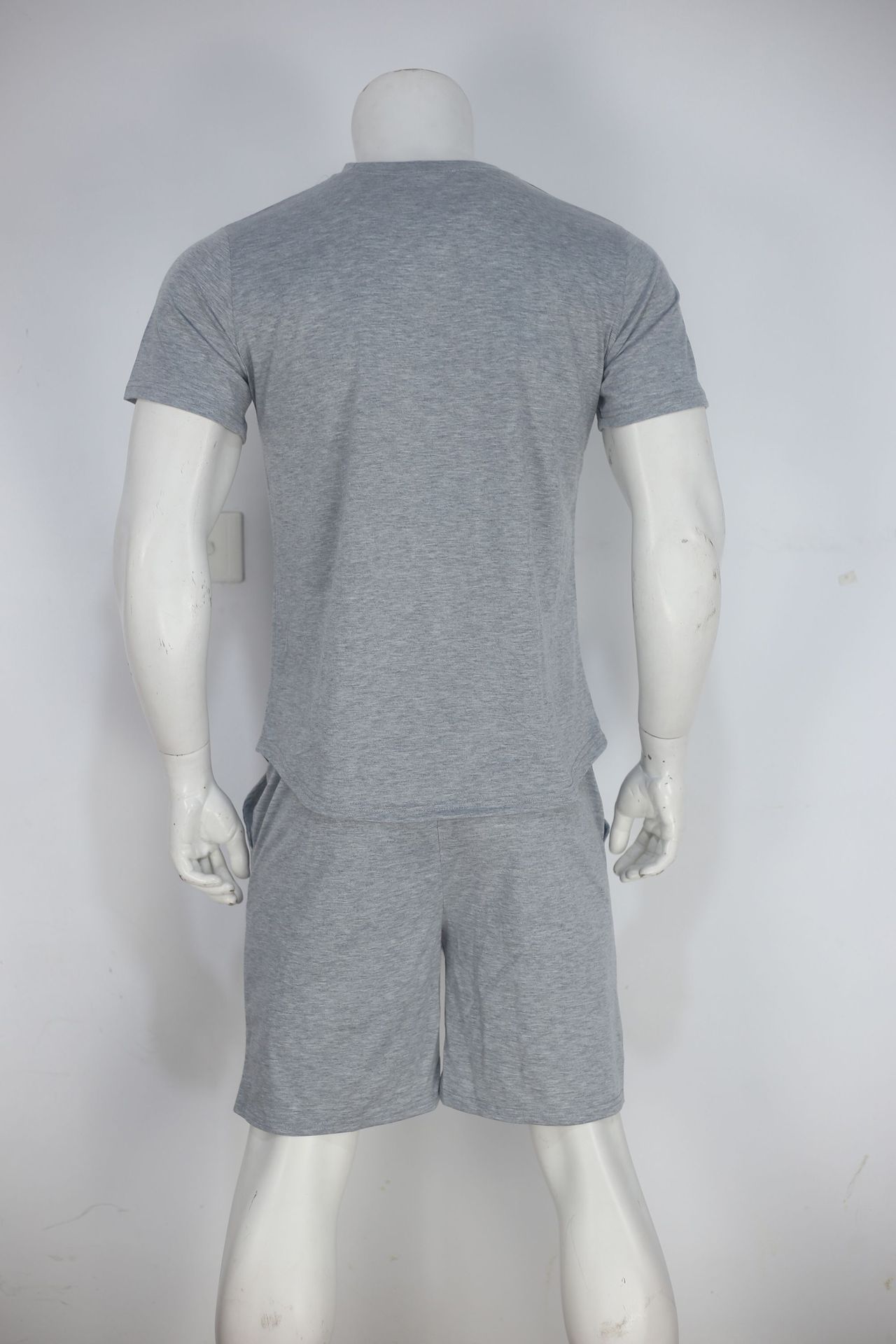 ​​Men's Summer Sportswear Set - Breathable Quick-Dry Short Sleeve T-Shirt & Shorts For Gym, Running, Casual Wear (Multiple Colors & Sizes)​​_voghion.com